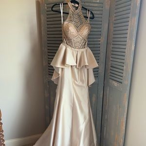 Champagne Prom Dress